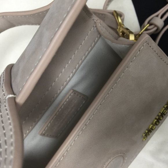 Jacquemus Le Bambino Mini Flap Bag Dark Beige - Picture 9 of 10